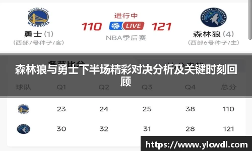 森林狼与勇士下半场精彩对决分析及关键时刻回顾
